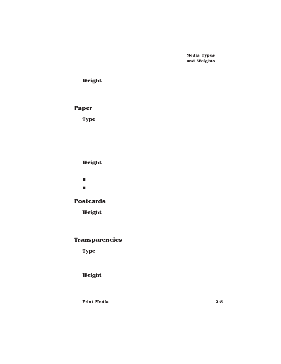 Paper, Postcards, Transparencies | HP QMS 1660E User Manual | Page 21 / 314