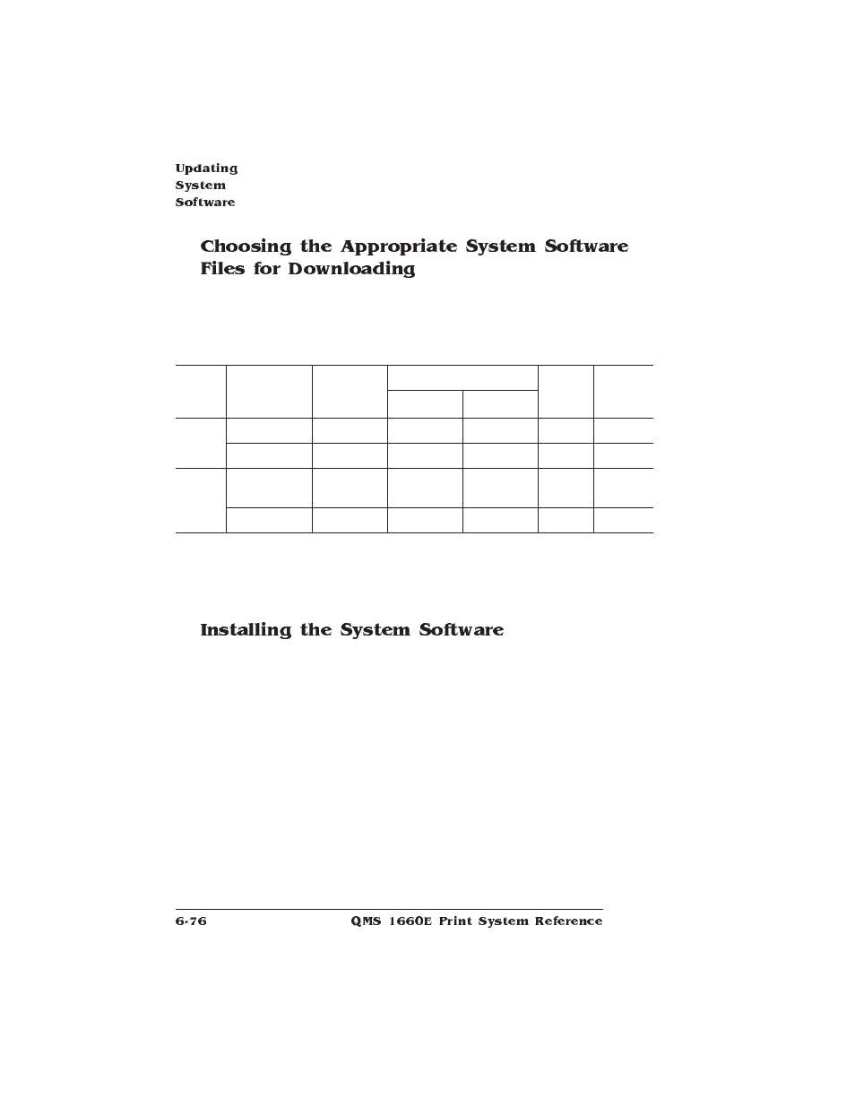 Installing the system software | HP QMS 1660E User Manual | Page 210 / 314