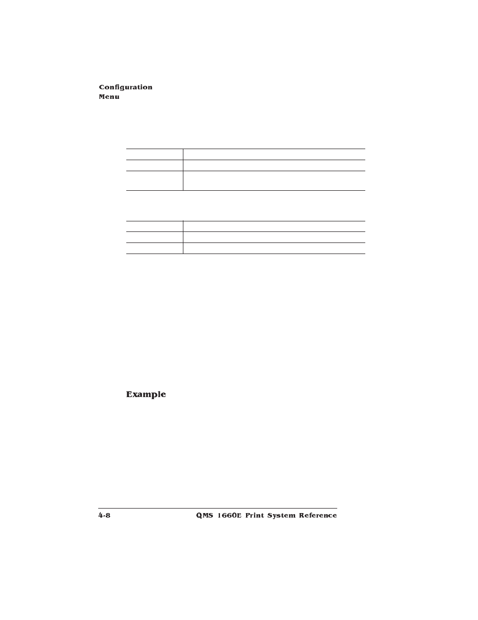 Example | HP QMS 1660E User Manual | Page 40 / 314