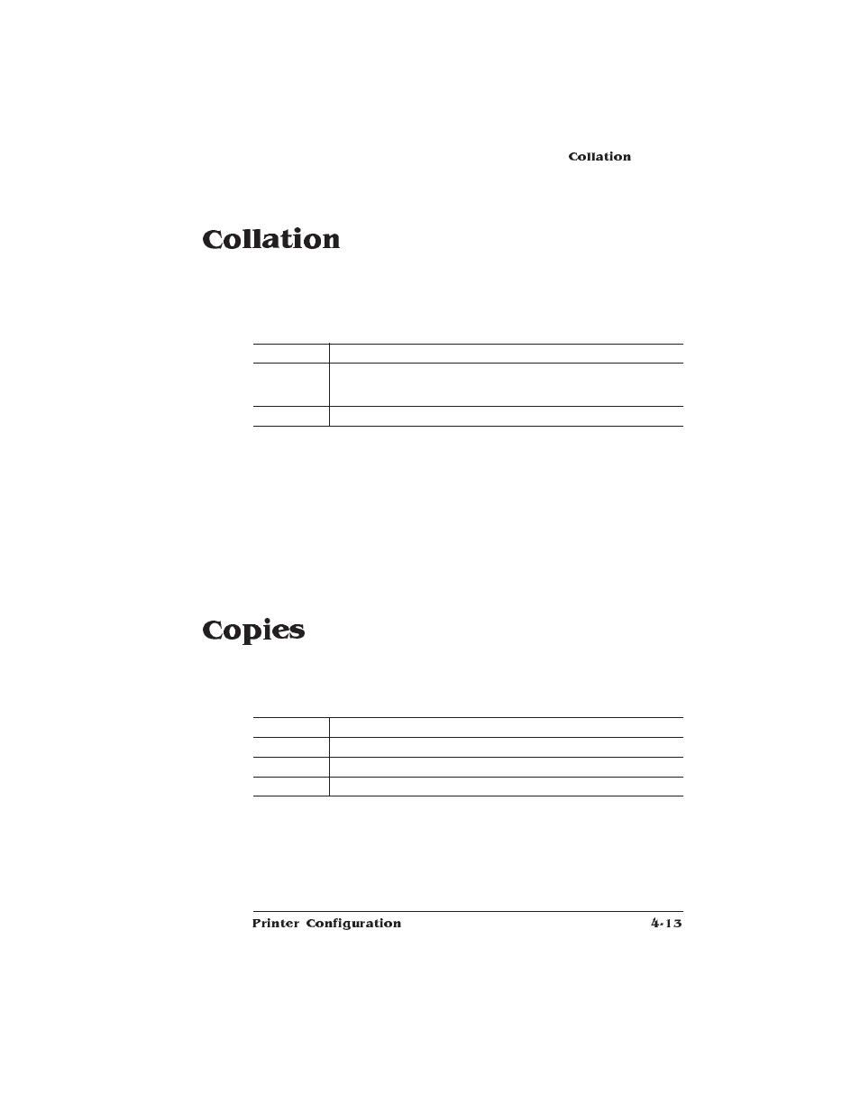 Collation, Copies | HP QMS 1660E User Manual | Page 45 / 314