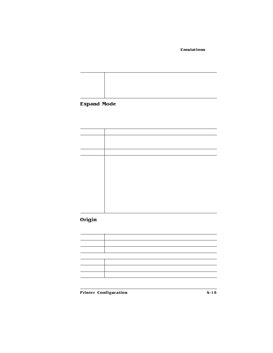 Expand mode, Origin | HP QMS 1660E User Manual | Page 47 / 314