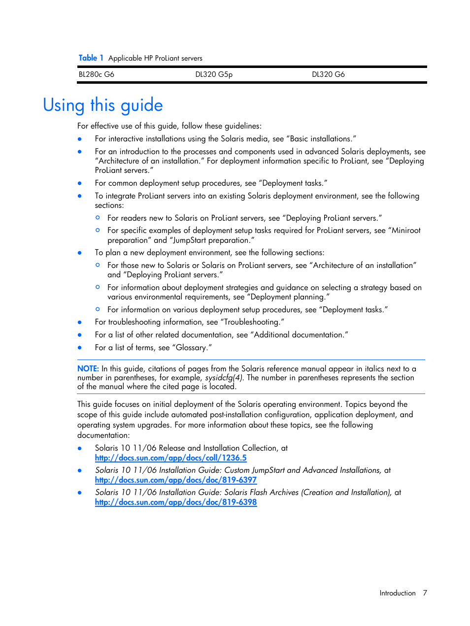 Using this guide | HP 10 User Manual | Page 7 / 54