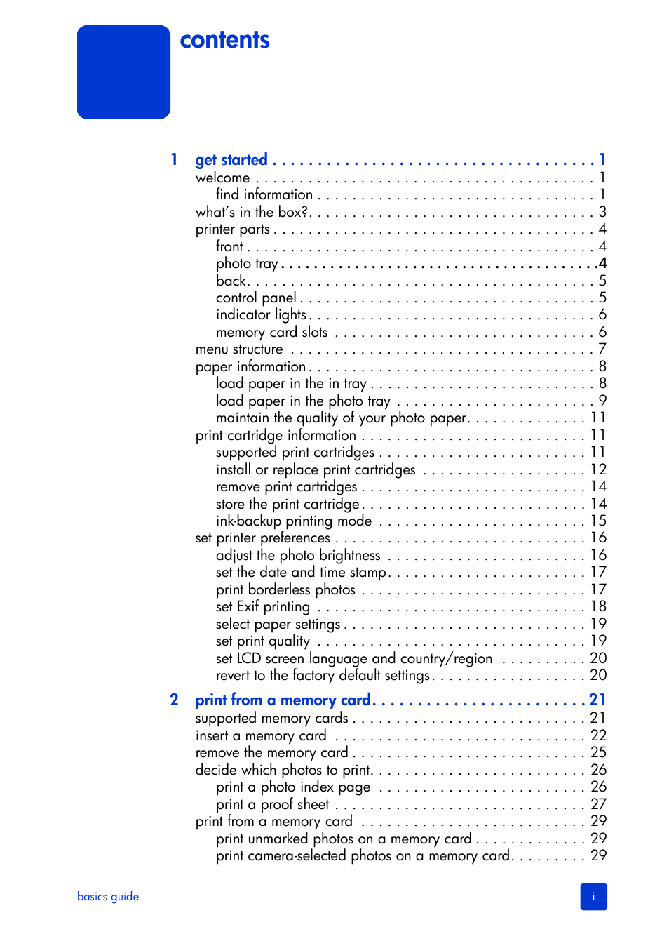 HP 7600 User Manual | Page 3 / 64