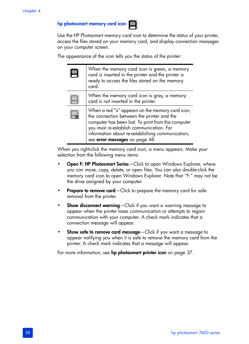 HP 7600 User Manual | Page 42 / 64