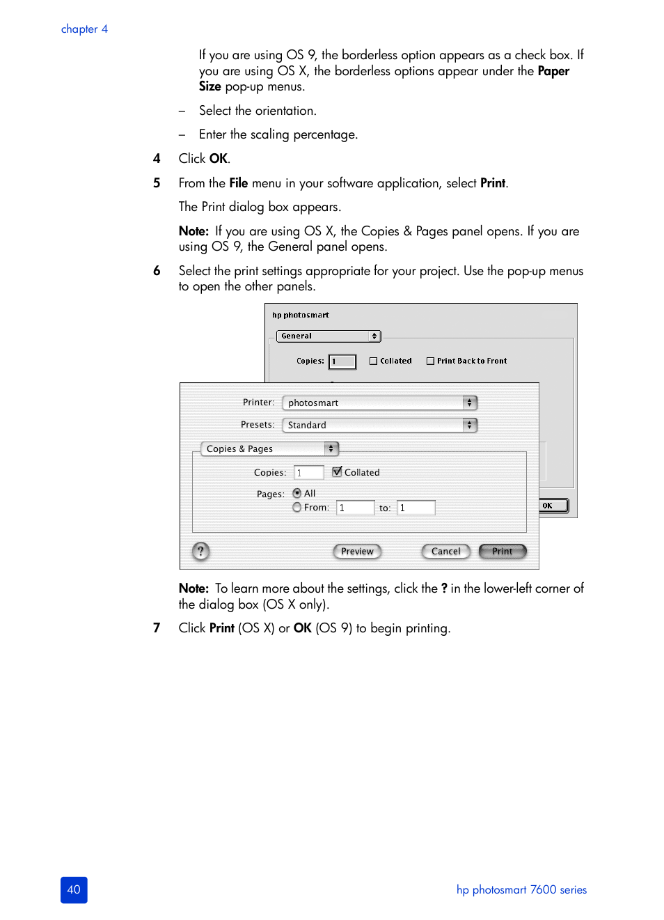 HP 7600 User Manual | Page 44 / 64