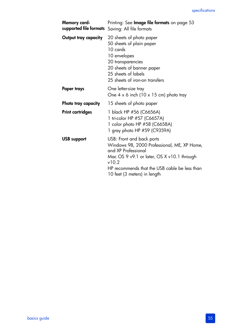 HP 7600 User Manual | Page 59 / 64