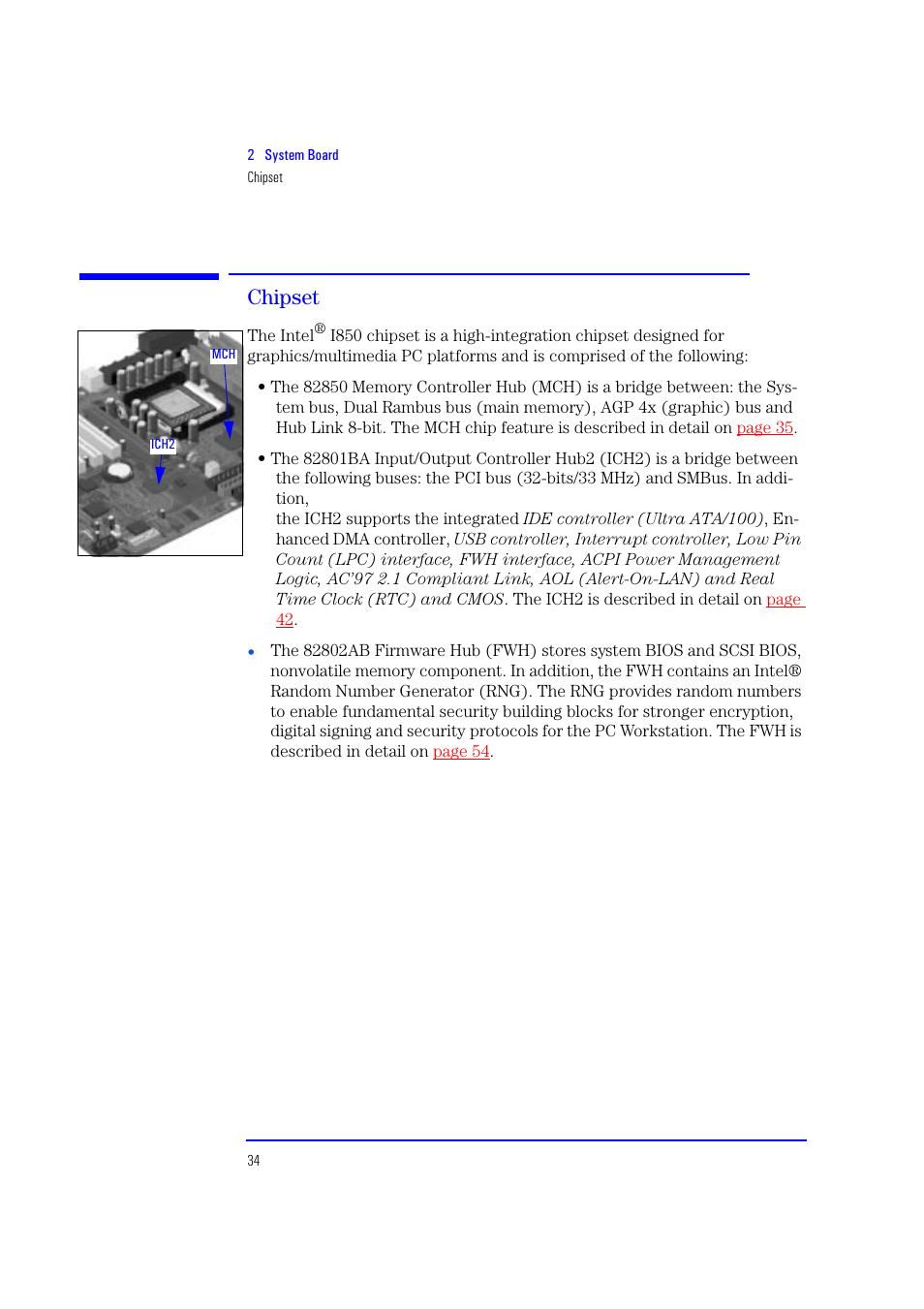 Chipset | HP XU700 User Manual | Page 34 / 124