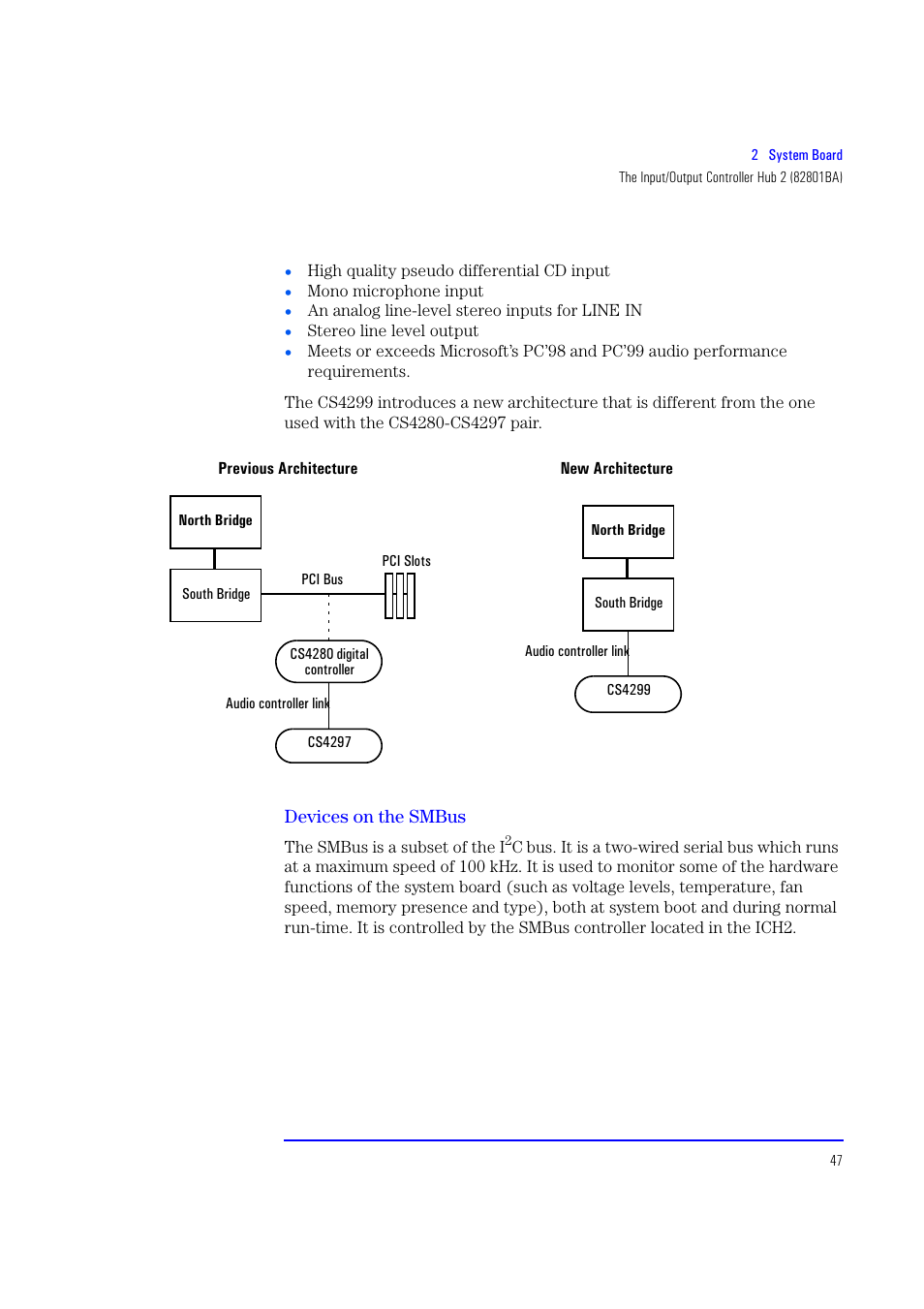 Devices on the smbus | HP XU700 User Manual | Page 47 / 124