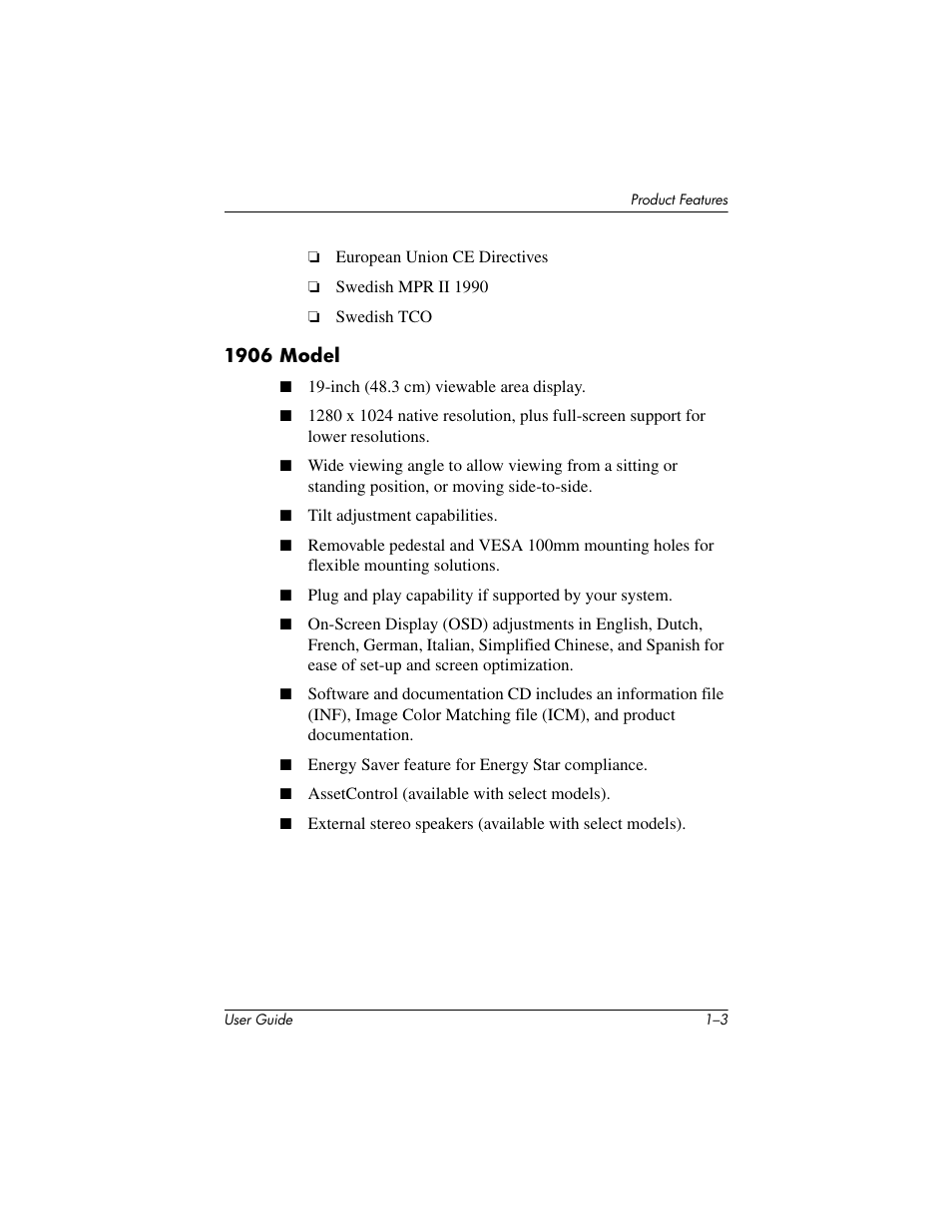 HP 1506 User Manual | Page 9 / 60