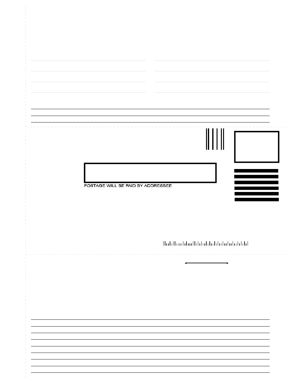 Business reply mail, Hewlett-packard company, Measurement systems division | HP E1368A User Manual | Page 10 / 88