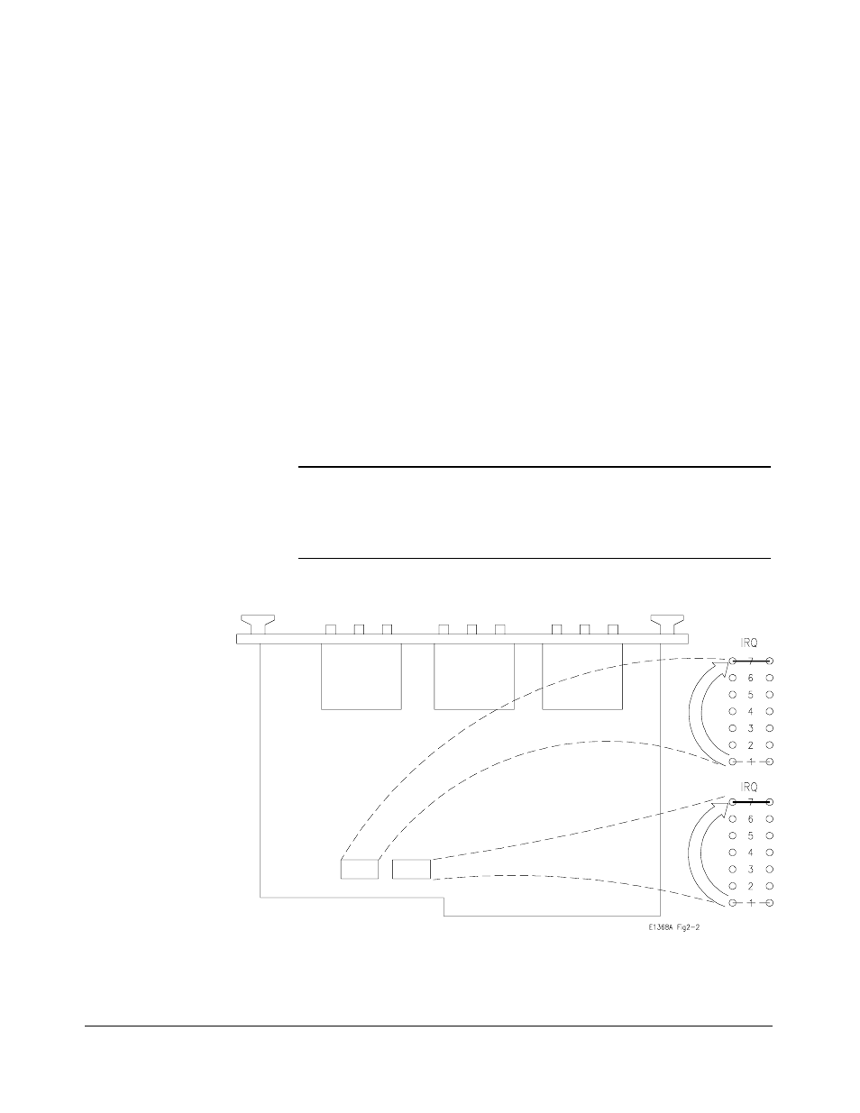 Selecting the interrupt priority | HP E1368A User Manual | Page 20 / 88