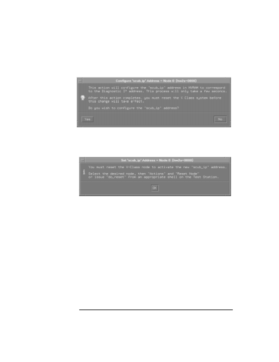 Reset the node | HP 9000 V2600 SCA User Manual | Page 104 / 206