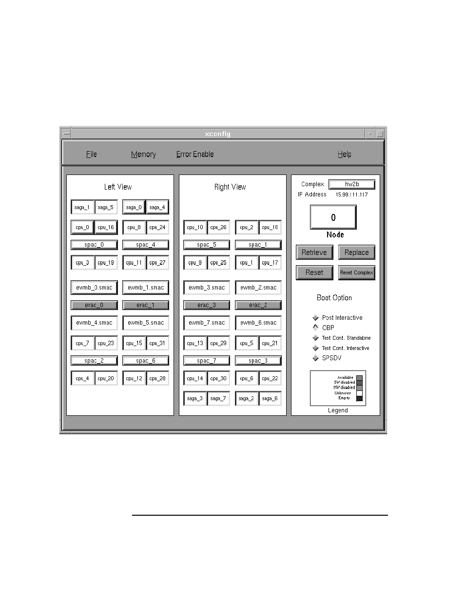 Figure 58 xconfig window—logical names, Figure 58, Ure 58 s | HP 9000 V2600 SCA User Manual | Page 126 / 206