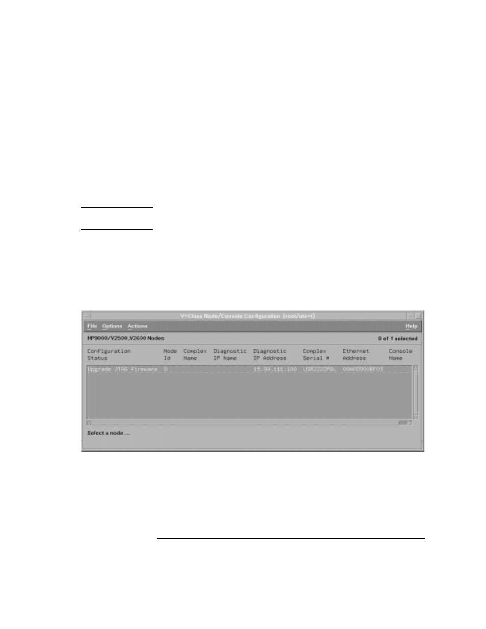 For example, Ts_config operation, Figure 25 ts_config sample display | HP 9000 V2600 SCA User Manual | Page 95 / 206