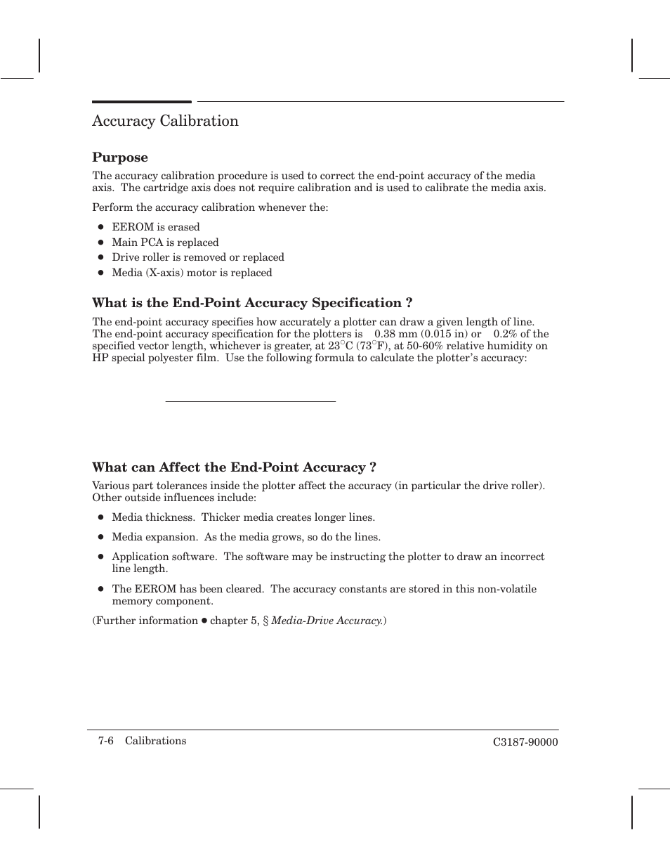 Accuracy calibration | HP 220 User Manual | Page 144 / 246