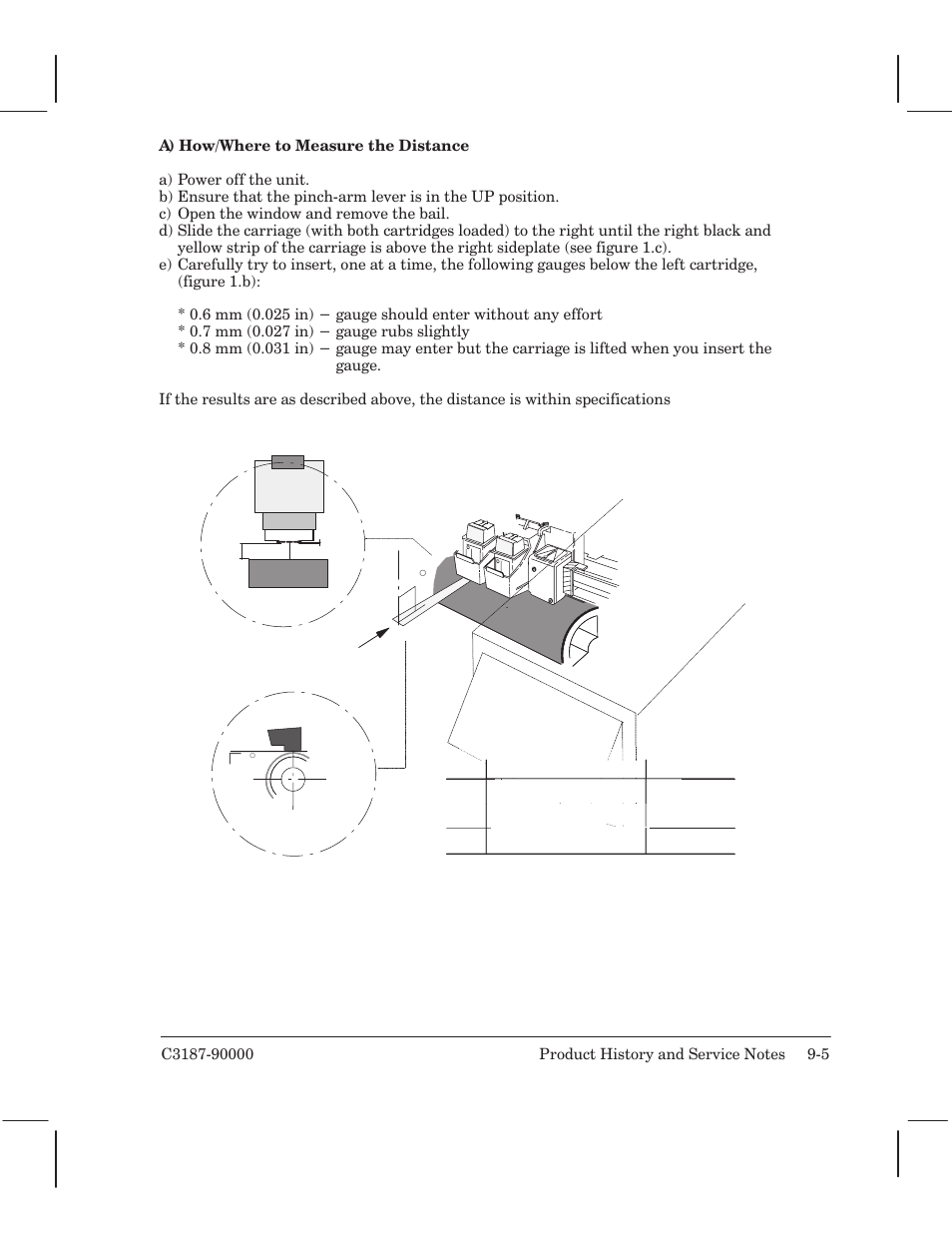 Figure 1, B) c) | HP 220 User Manual | Page 183 / 246