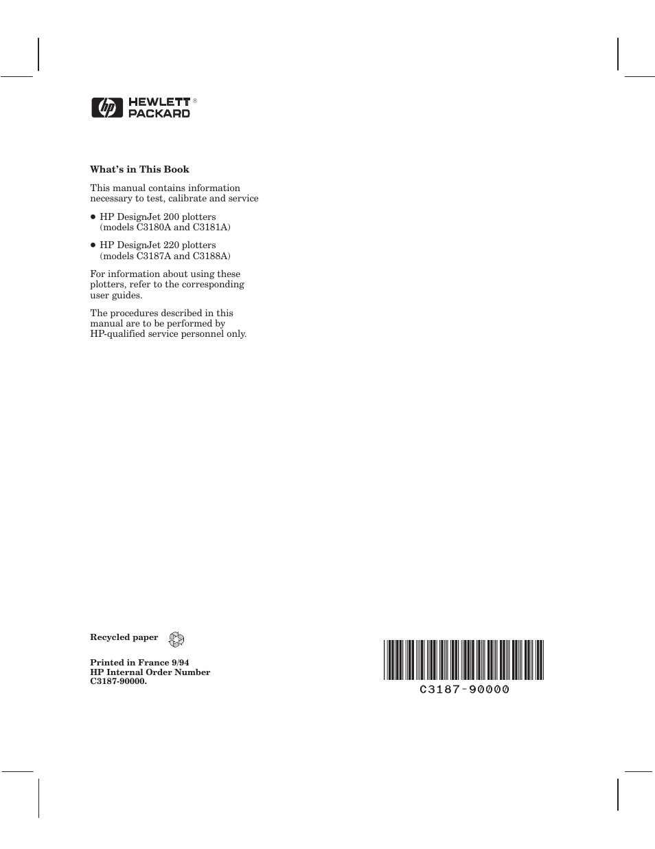HP 220 User Manual | Page 246 / 246