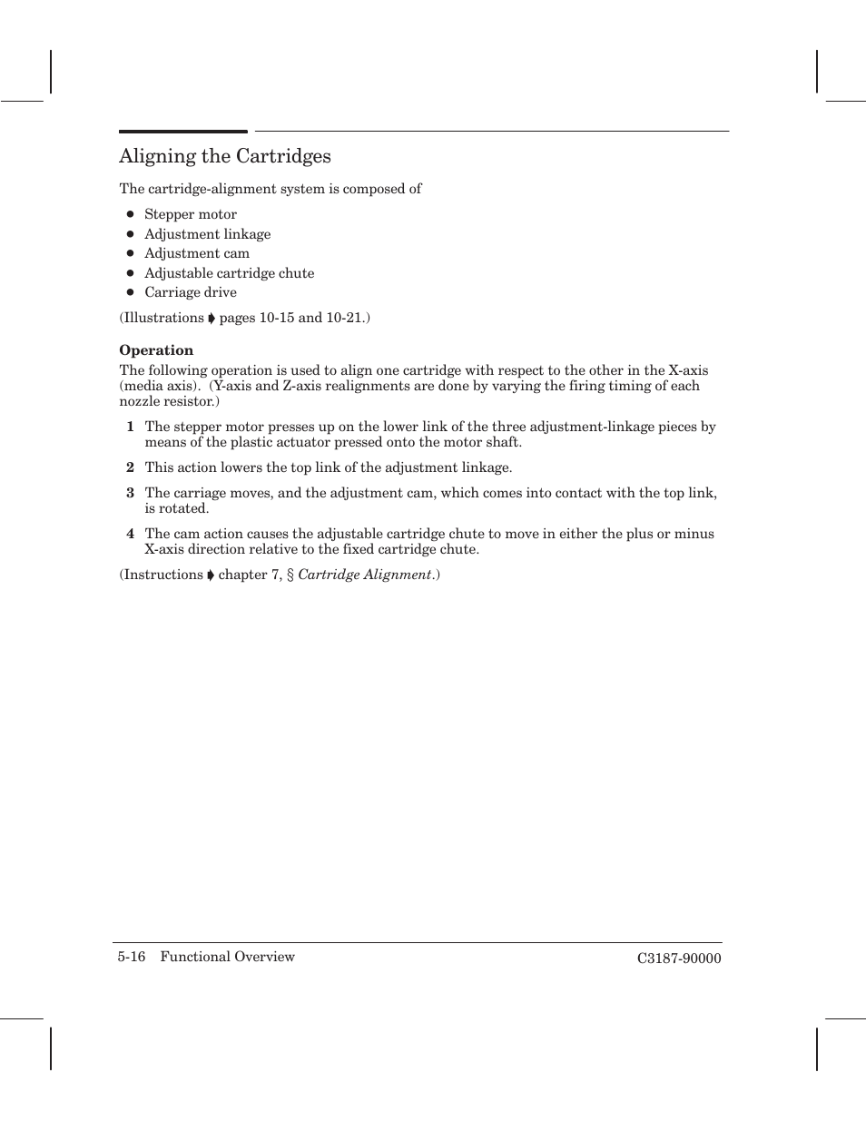 Aligning the cartridges | HP 220 User Manual | Page 48 / 246