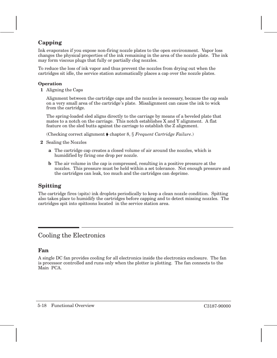 Cooling the electronics | HP 220 User Manual | Page 50 / 246