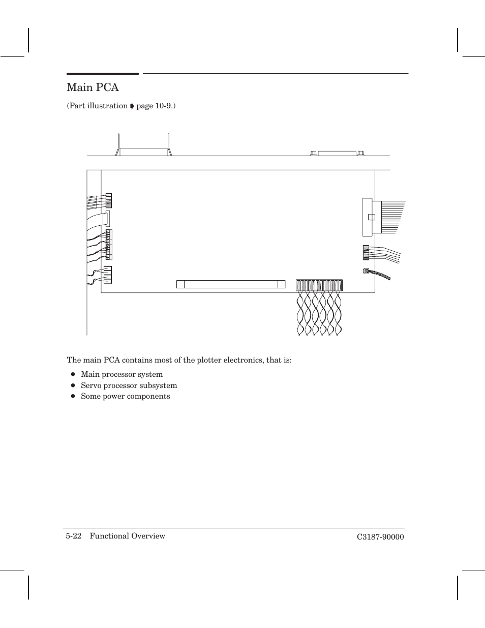 Main pca | HP 220 User Manual | Page 54 / 246