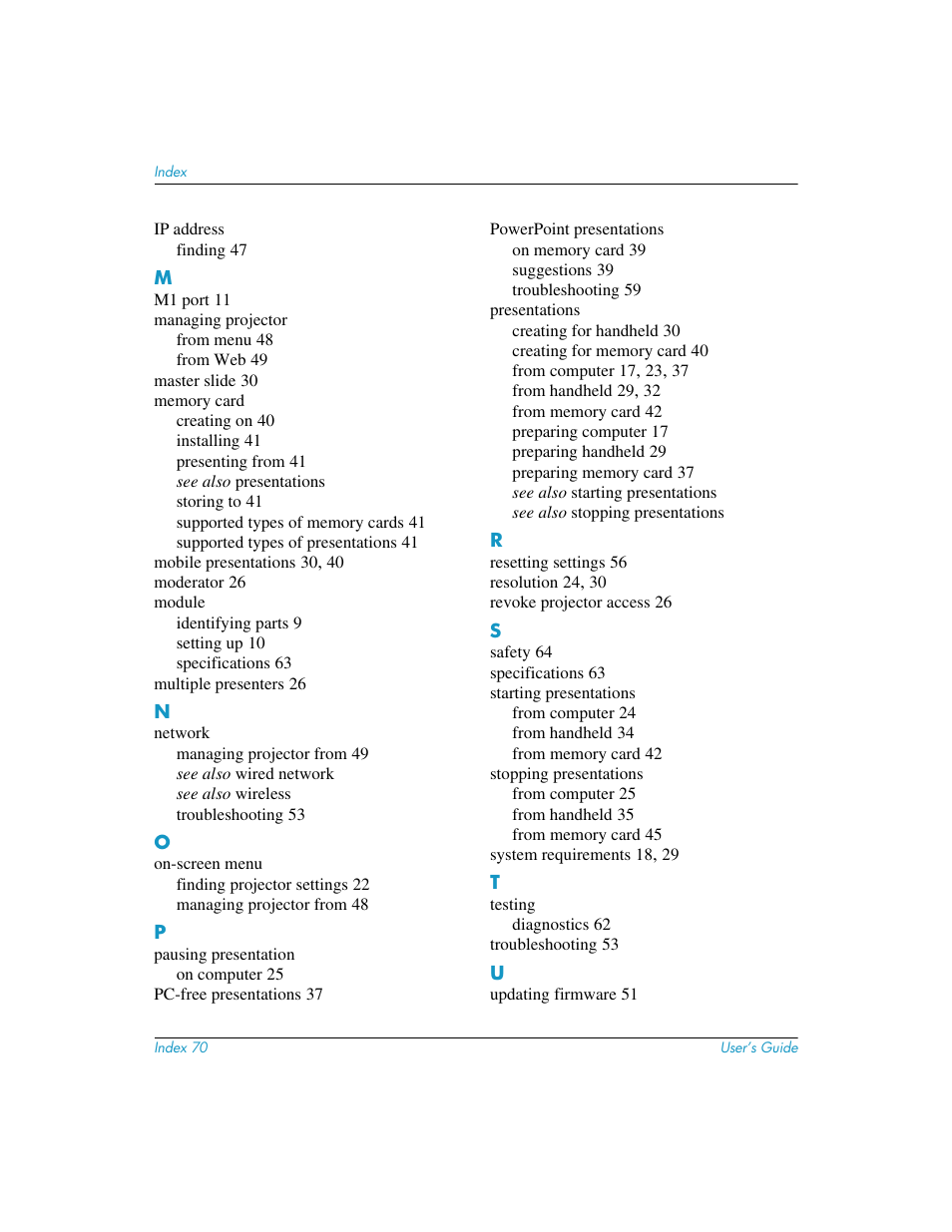 HP L1619A User Manual | Page 70 / 72