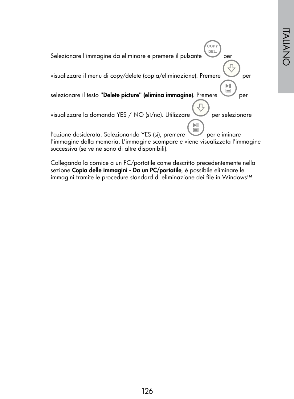 Italiano | HP DF770 User Manual | Page 127 / 356