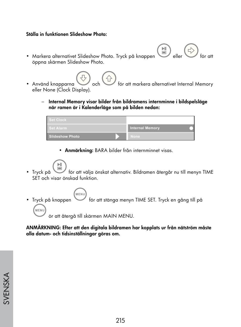 Sv enska | HP DF770 User Manual | Page 216 / 356