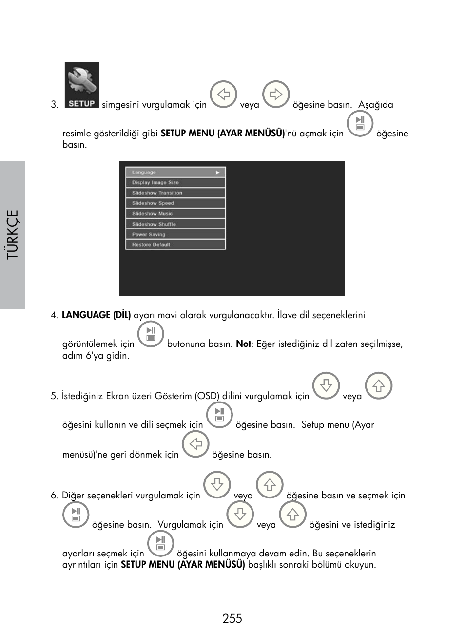 Türkç e | HP DF770 User Manual | Page 256 / 356