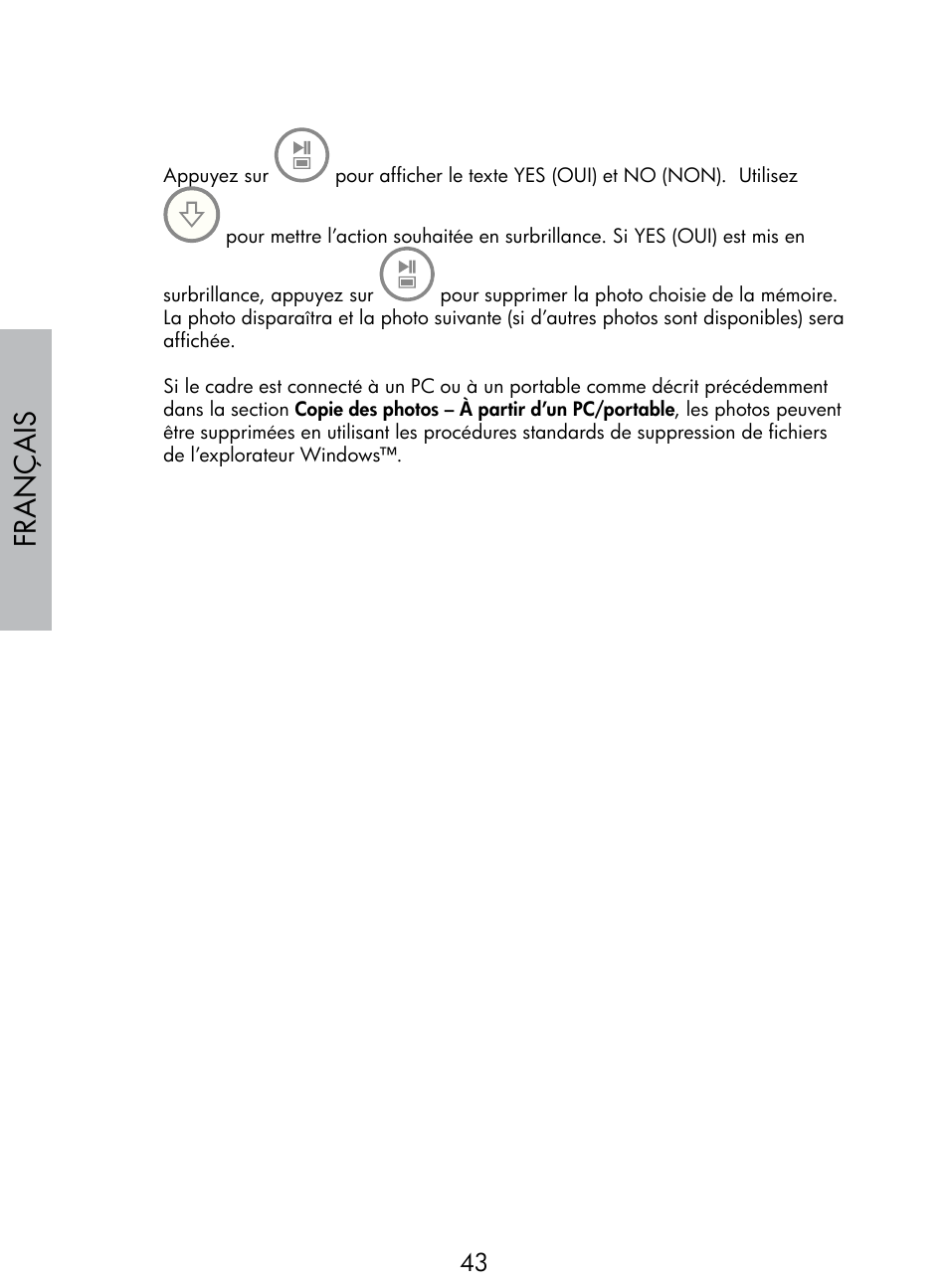 Français | HP DF770 User Manual | Page 44 / 356