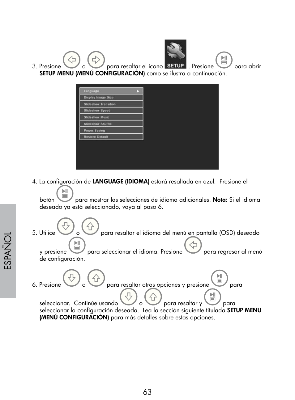 Esp añol | HP DF770 User Manual | Page 64 / 356