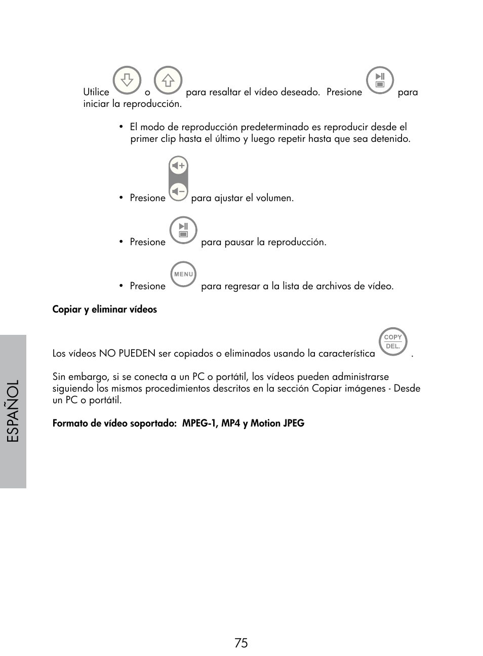 Esp añol | HP DF770 User Manual | Page 76 / 356