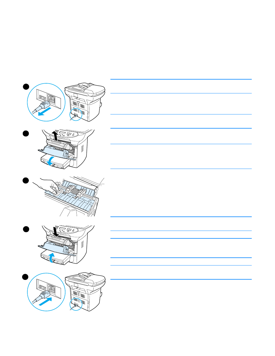 Cleaning the print cartridge area, To clean the print cartridge area | HP 3300mfp User Manual | Page 127 / 259