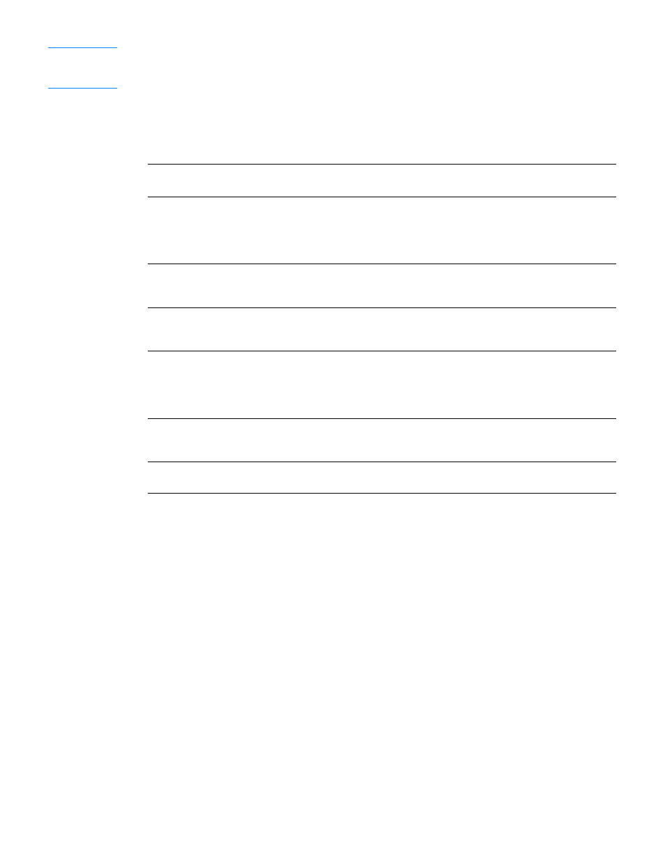 Common media problems table, Labels, Transparencies | Common media problems table labels transparencies, Common media problems table labels | HP 3300mfp User Manual | Page 141 / 259
