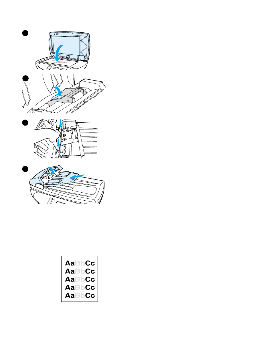 Identifying and correcting copy defects, Vertical white or faded stripes, Is the product out of paper | HP 3300mfp User Manual | Page 173 / 259