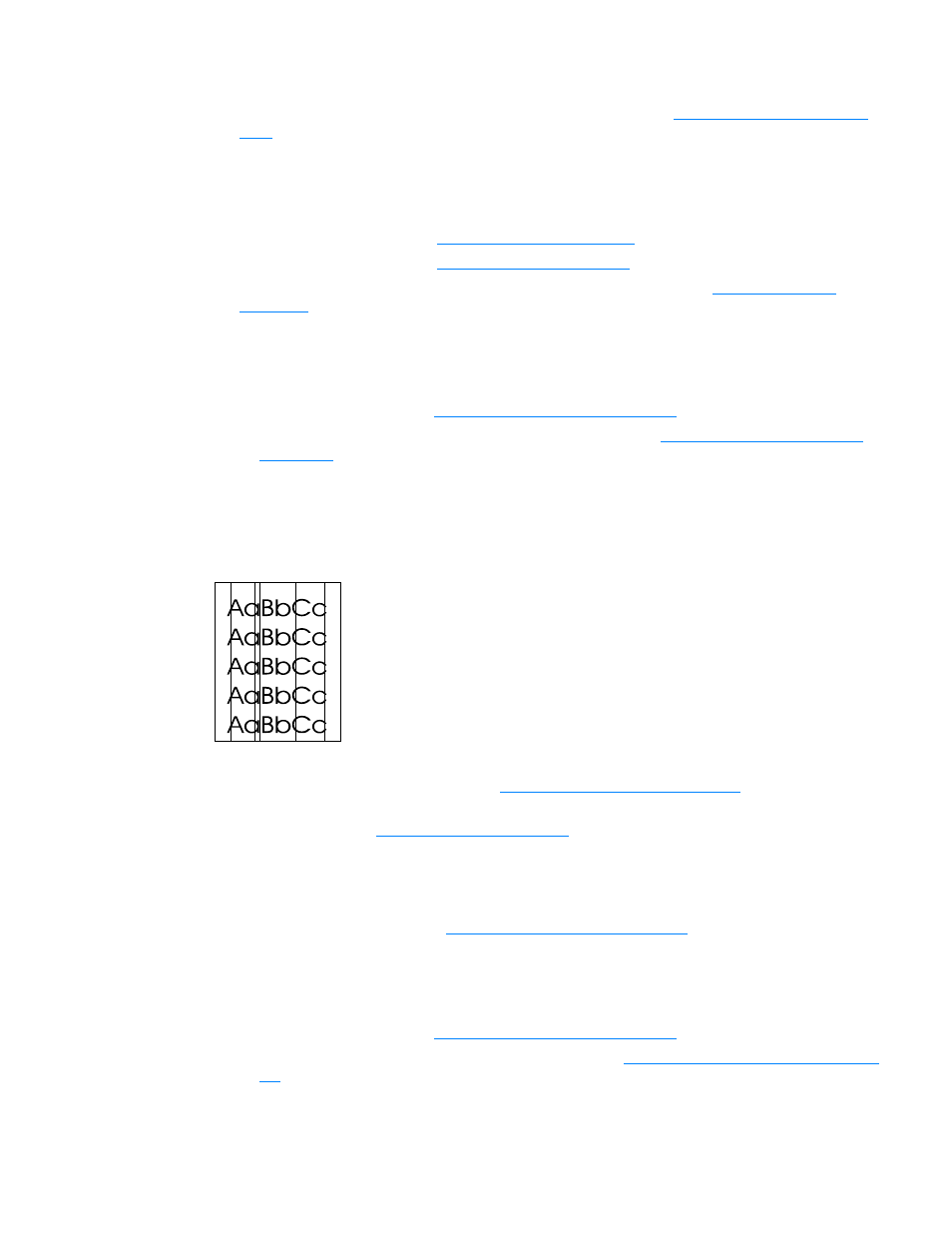 Too light or dark, Unwanted lines, Black dots or streaks | Unclear text, Blank pages | HP 3300mfp User Manual | Page 174 / 259