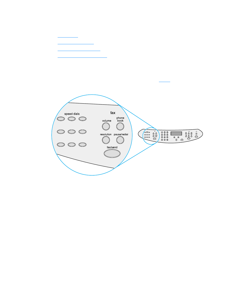 Fax controls | HP 3300mfp User Manual | Page 23 / 259