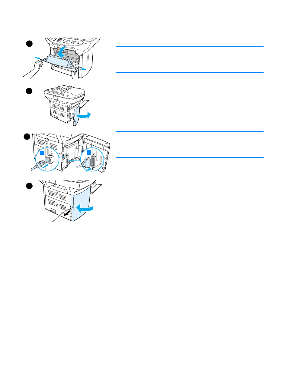 Connecting a printer cable to your product | HP 3300mfp User Manual | Page 29 / 259