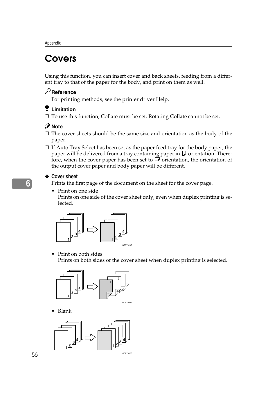 Covers, 6covers | HP 2045 User Manual | Page 62 / 76