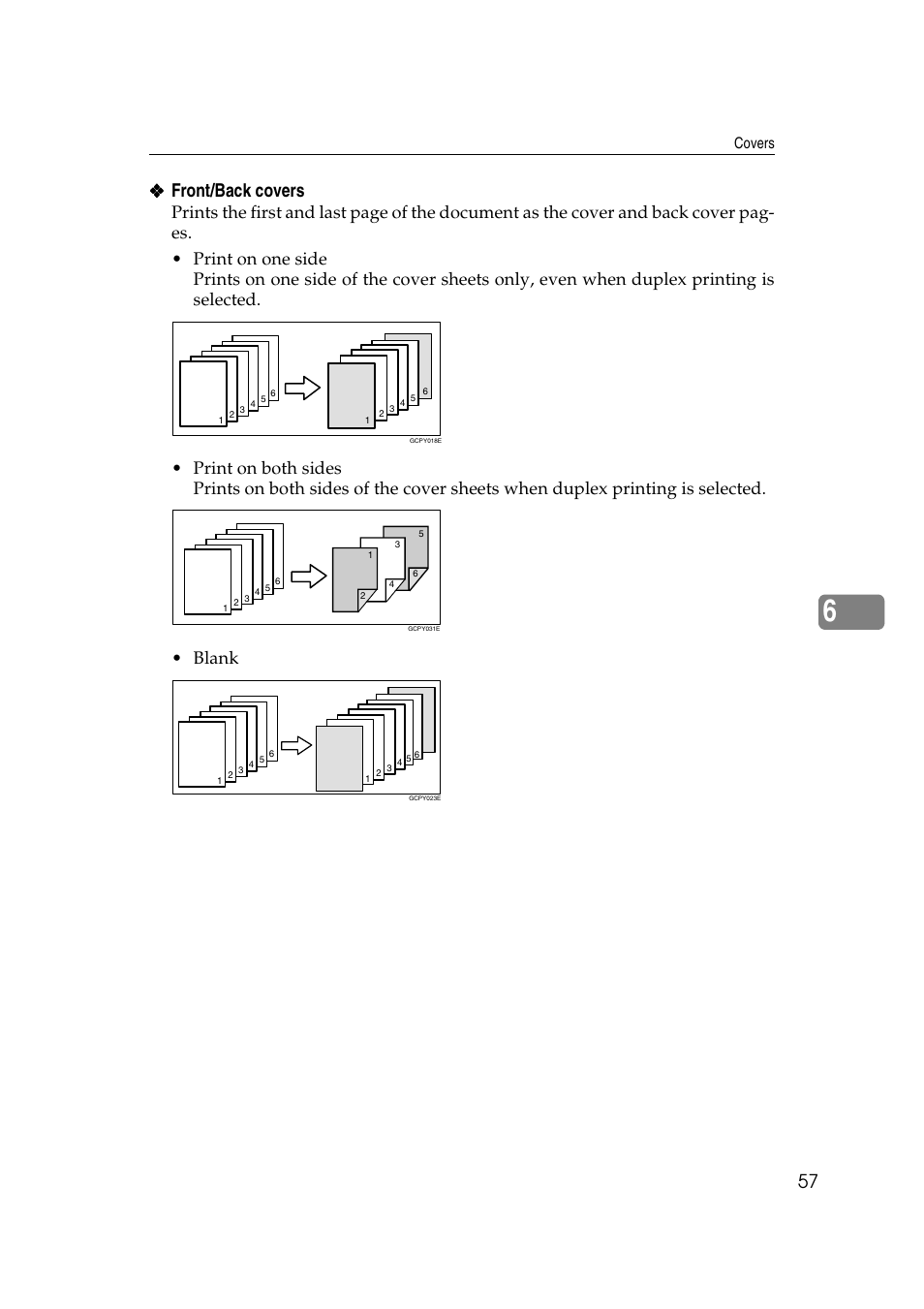 Front/back covers, Covers | HP 2045 User Manual | Page 63 / 76