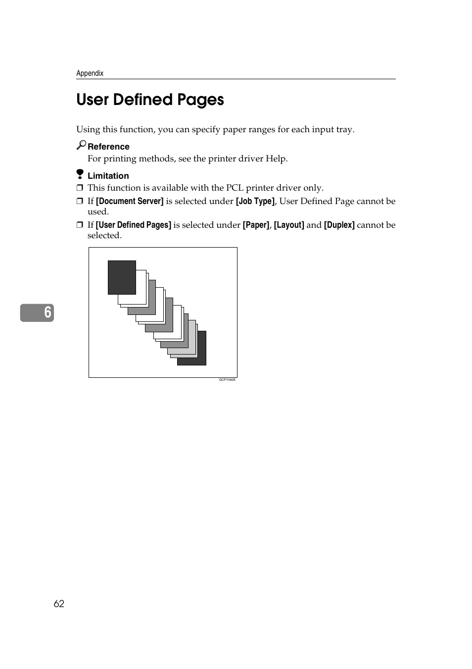 6user defined pages | HP 2045 User Manual | Page 68 / 76