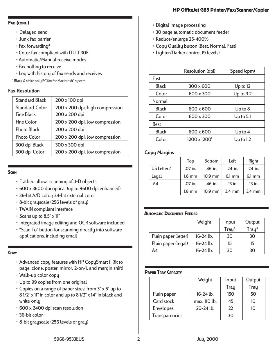 HP C350 User Manual | Page 2 / 4