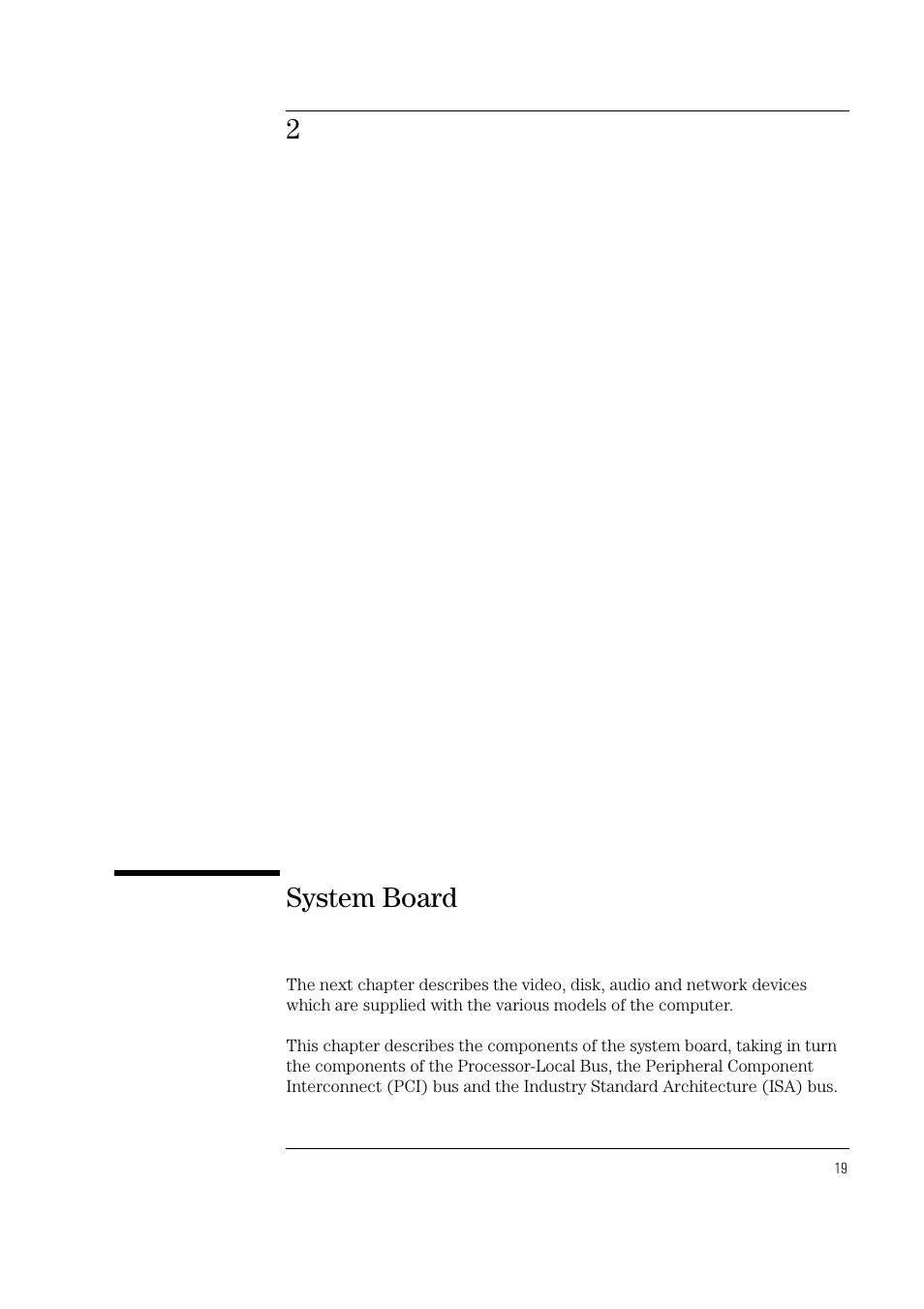 2system board | HP Vectra VL 5/xxx Series 5 User Manual | Page 19 / 90