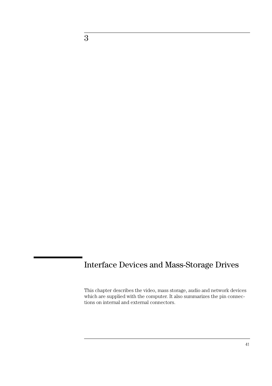 3interface devices and mass-storage drives | HP Vectra VL 5/xxx Series 5 User Manual | Page 41 / 90