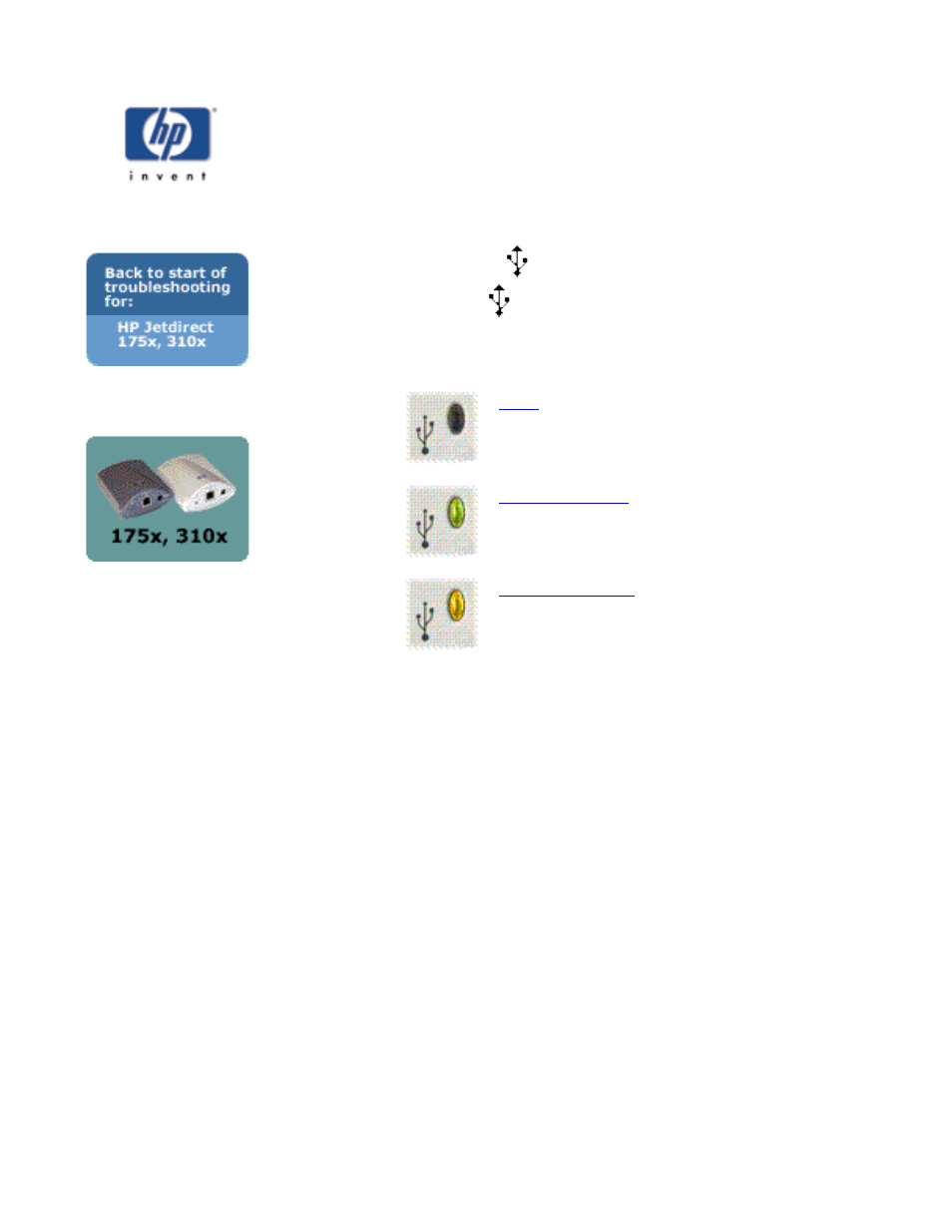 What is the state of usb light, What is the state of the usb light | HP 310X User Manual | Page 147 / 202