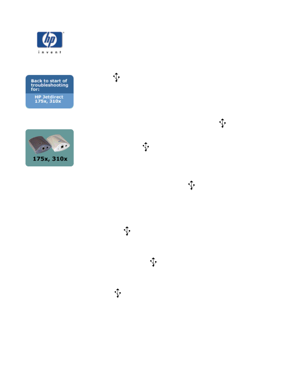 Usb light blinking amber | HP 310X User Manual | Page 150 / 202