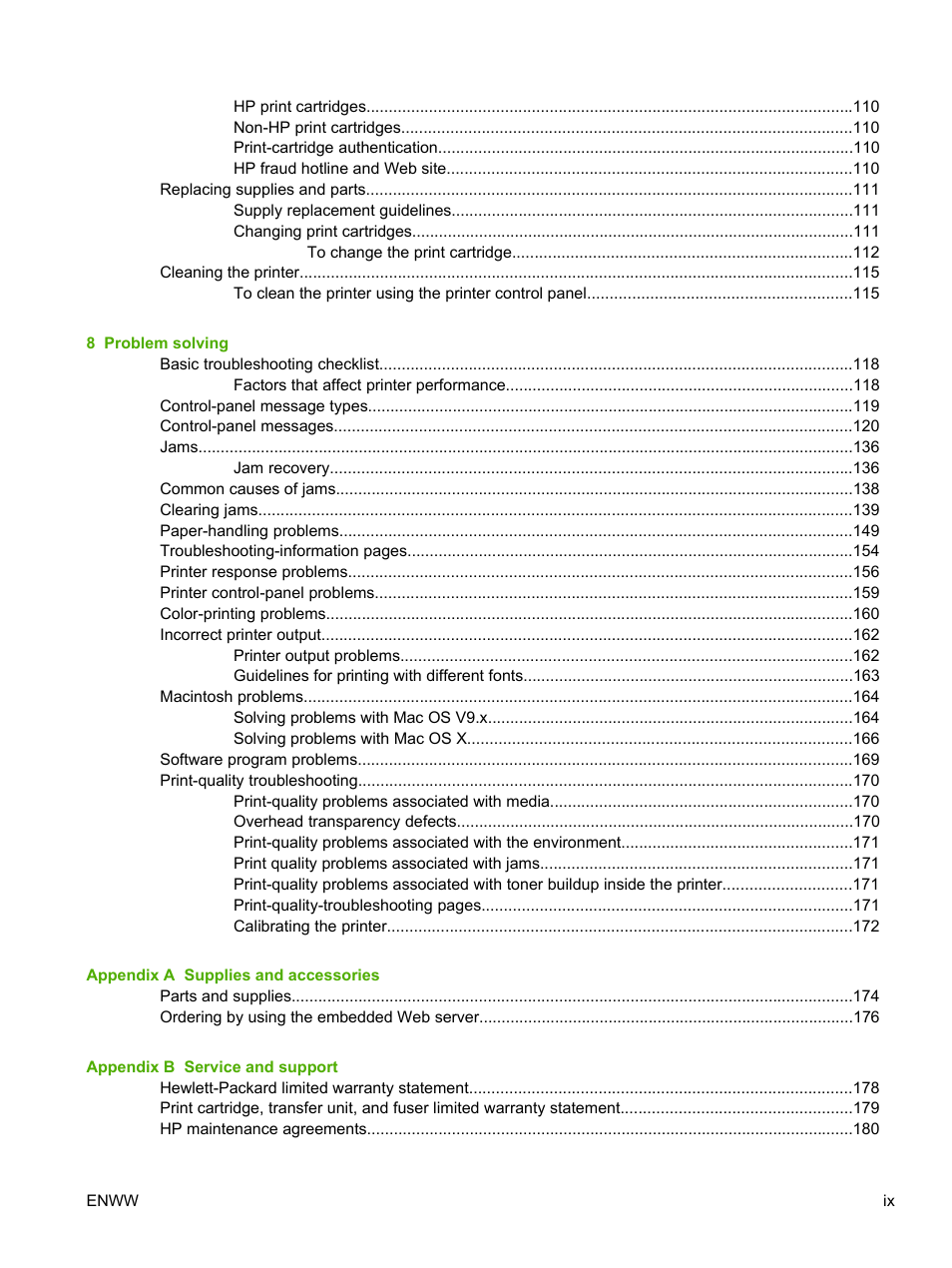 HP 3800 User Manual | Page 11 / 226