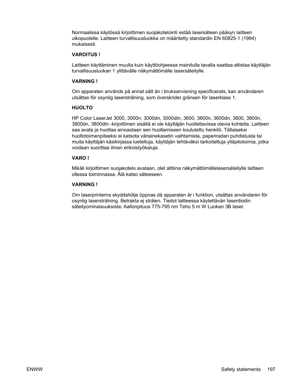 HP 3800 User Manual | Page 211 / 226