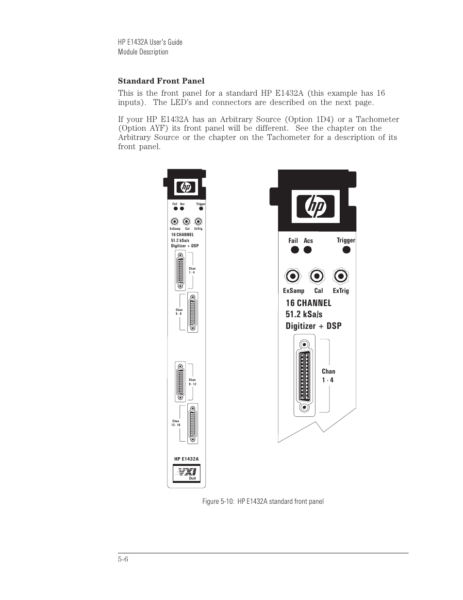 Hp e1432a user's guide module description | HP VXI E1432A User Manual | Page 111 / 222