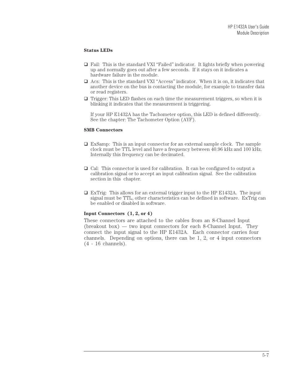 HP VXI E1432A User Manual | Page 112 / 222