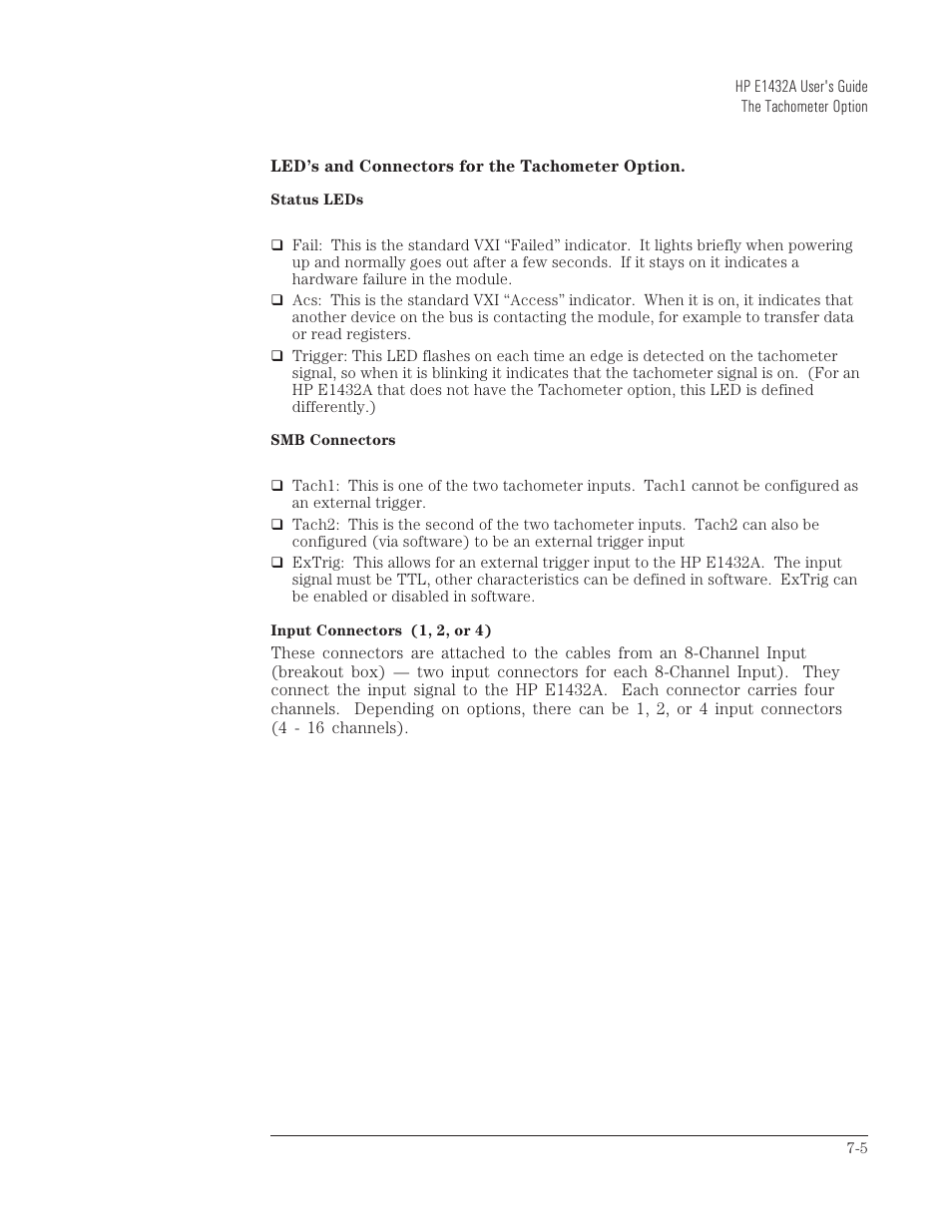 HP VXI E1432A User Manual | Page 132 / 222